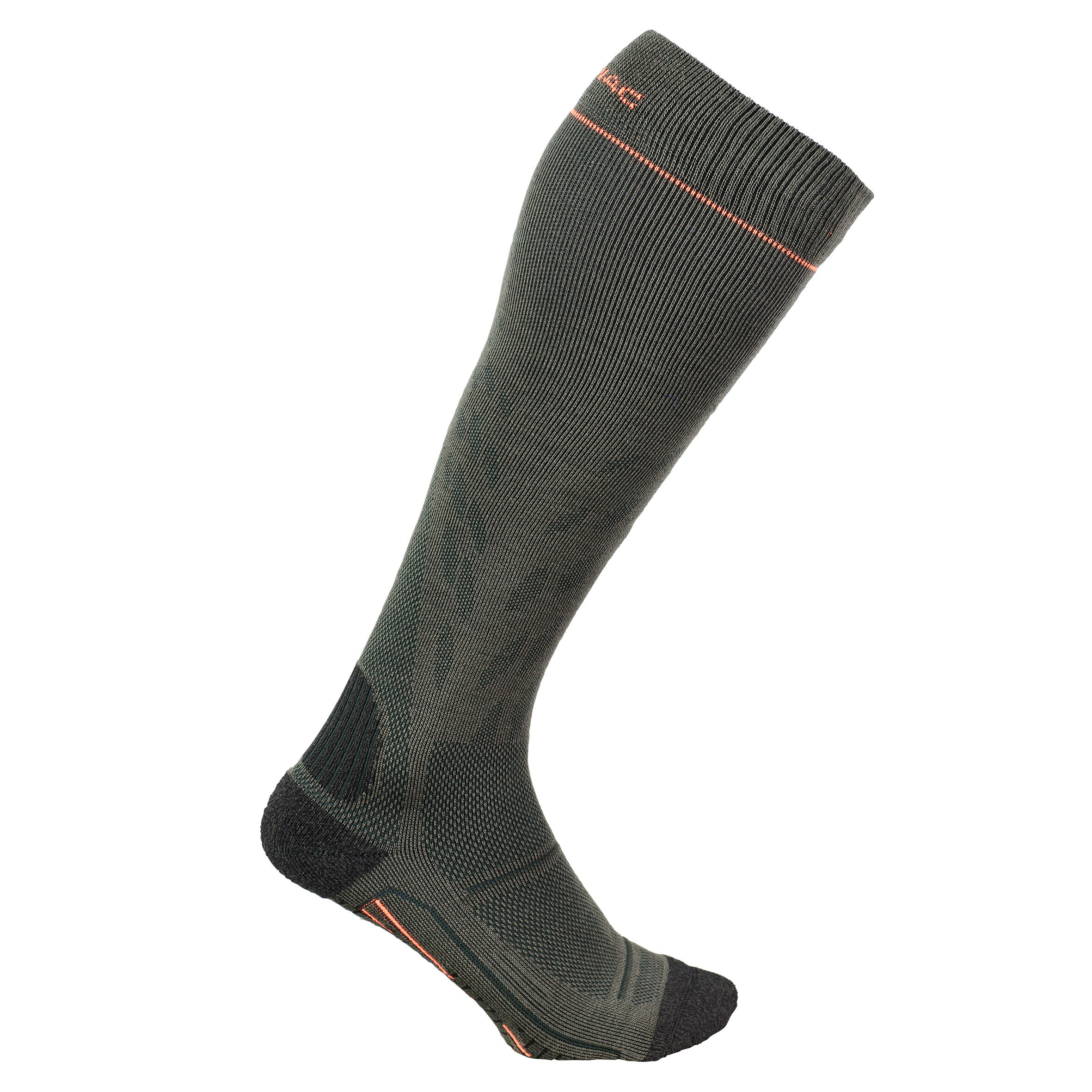 FULL-HEIGHT DURABLE HUNTING SOCKS 500 4/4