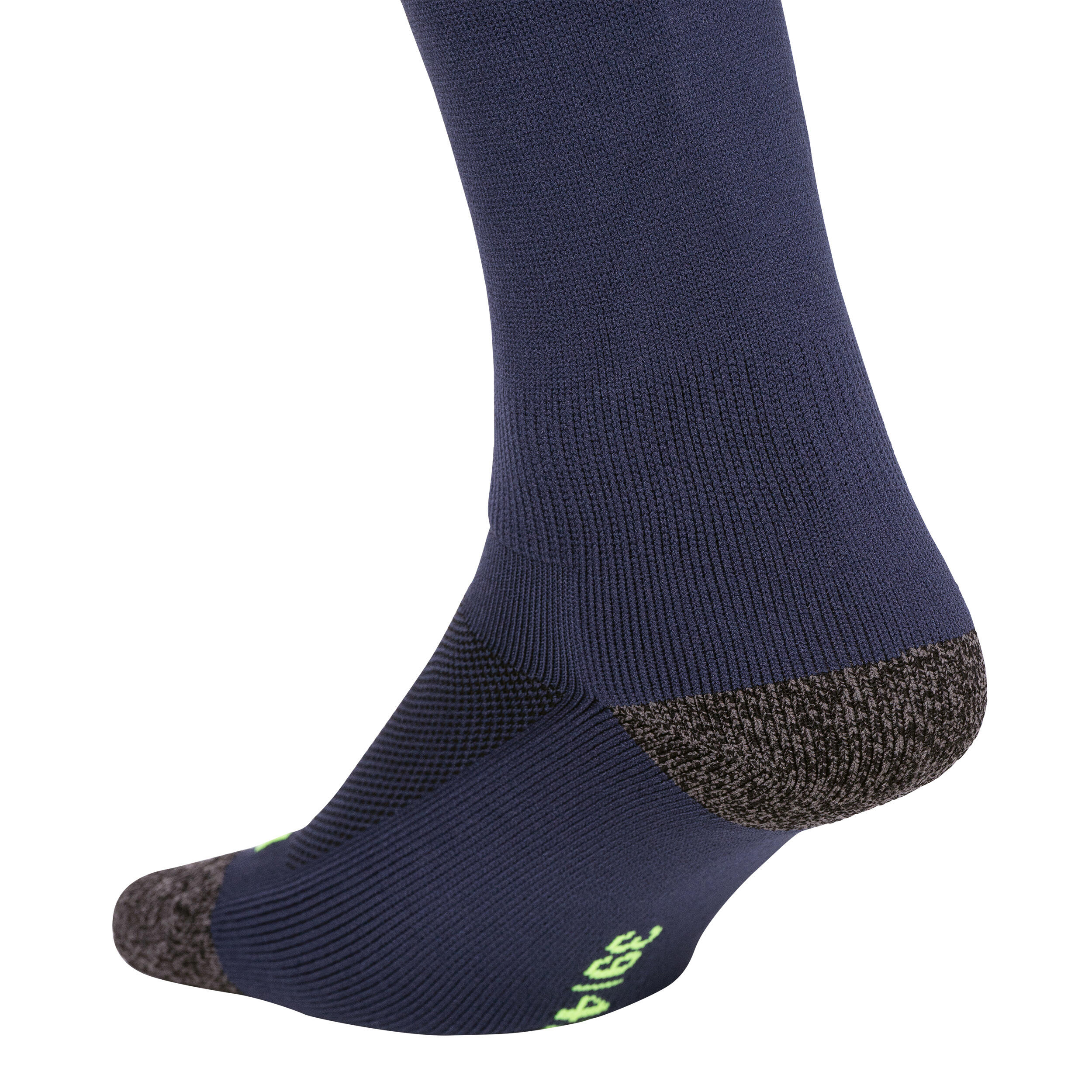 Chaussettes de hockey sur gazon adulte FH500 Navy 3/4