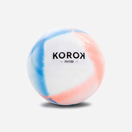 
      Feldhockey Ball FH100 glatt blau/korallenrot
  