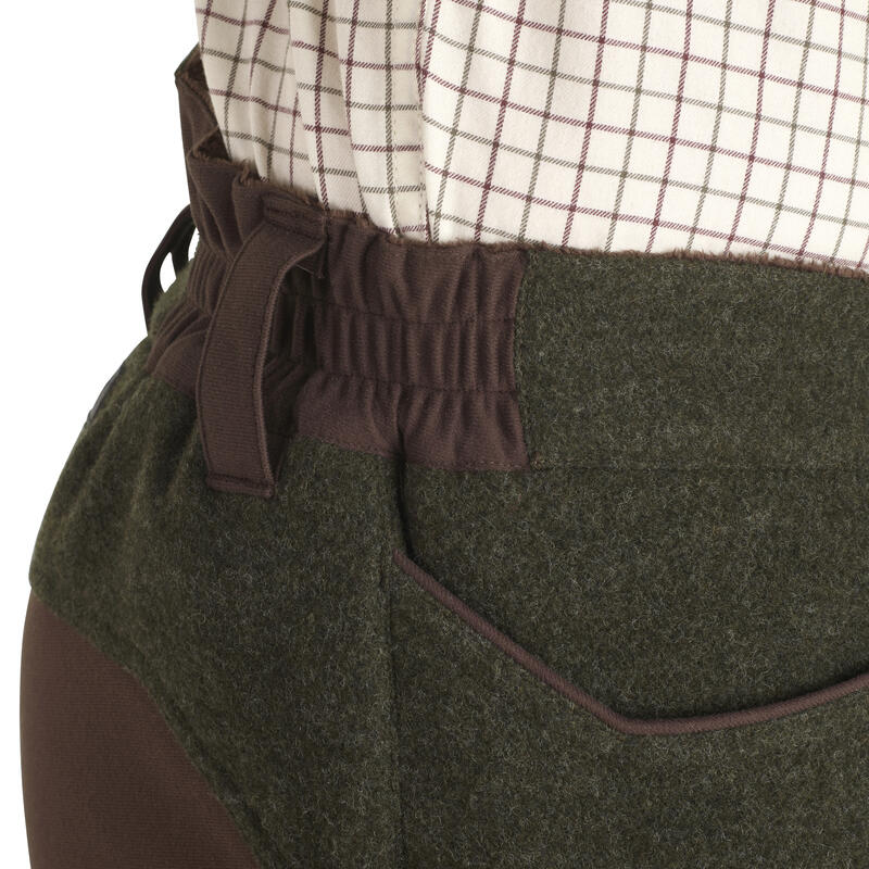 Pantaloni caccia 900 lana silenziosi verdi