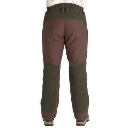 HUNTING WARM SILENT WOOL TROUSERS 900 - GREEN