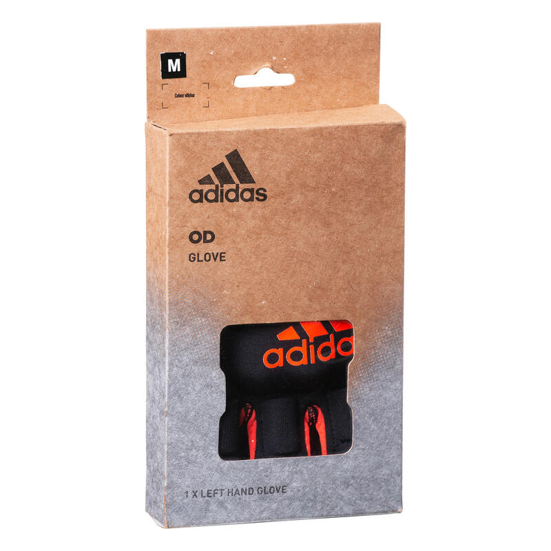 Gant de hockey 2 phalanges intensité moyen/fort ado/adulte Adidas OD noir rouge