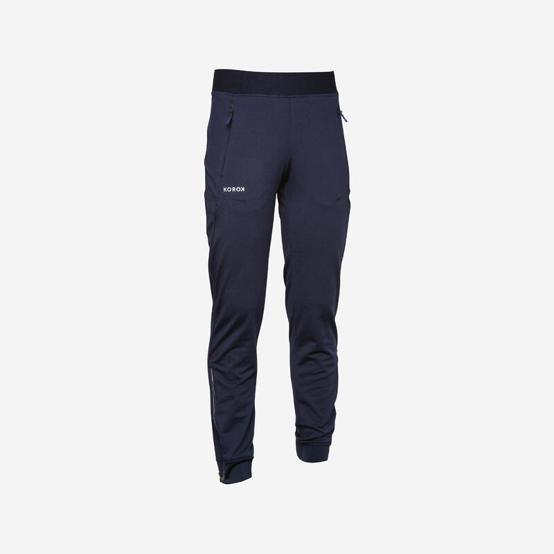 Pantalon de training de hockey sur gazon enfant FH900 bleu marine