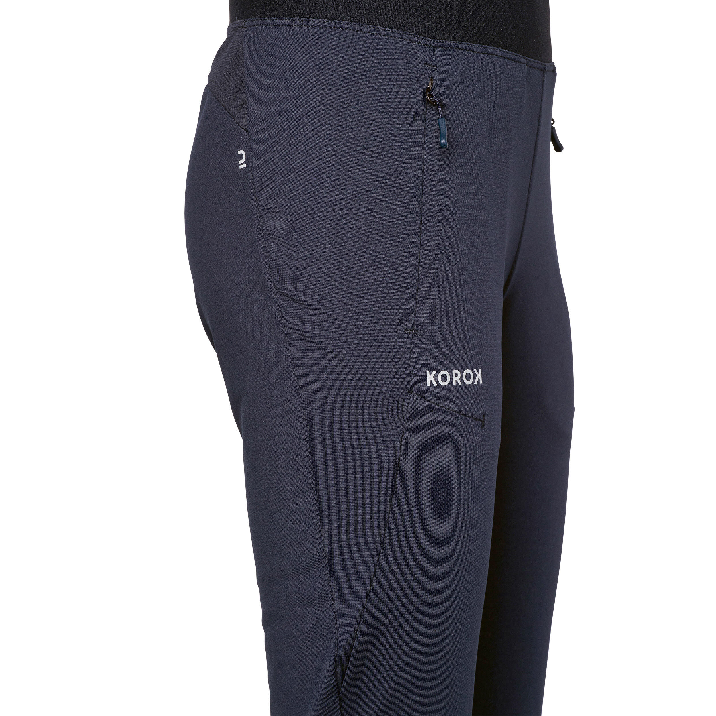 Pantalón de entrenamiento de hockey sobre hierba niños FH900 azul marino 3/5