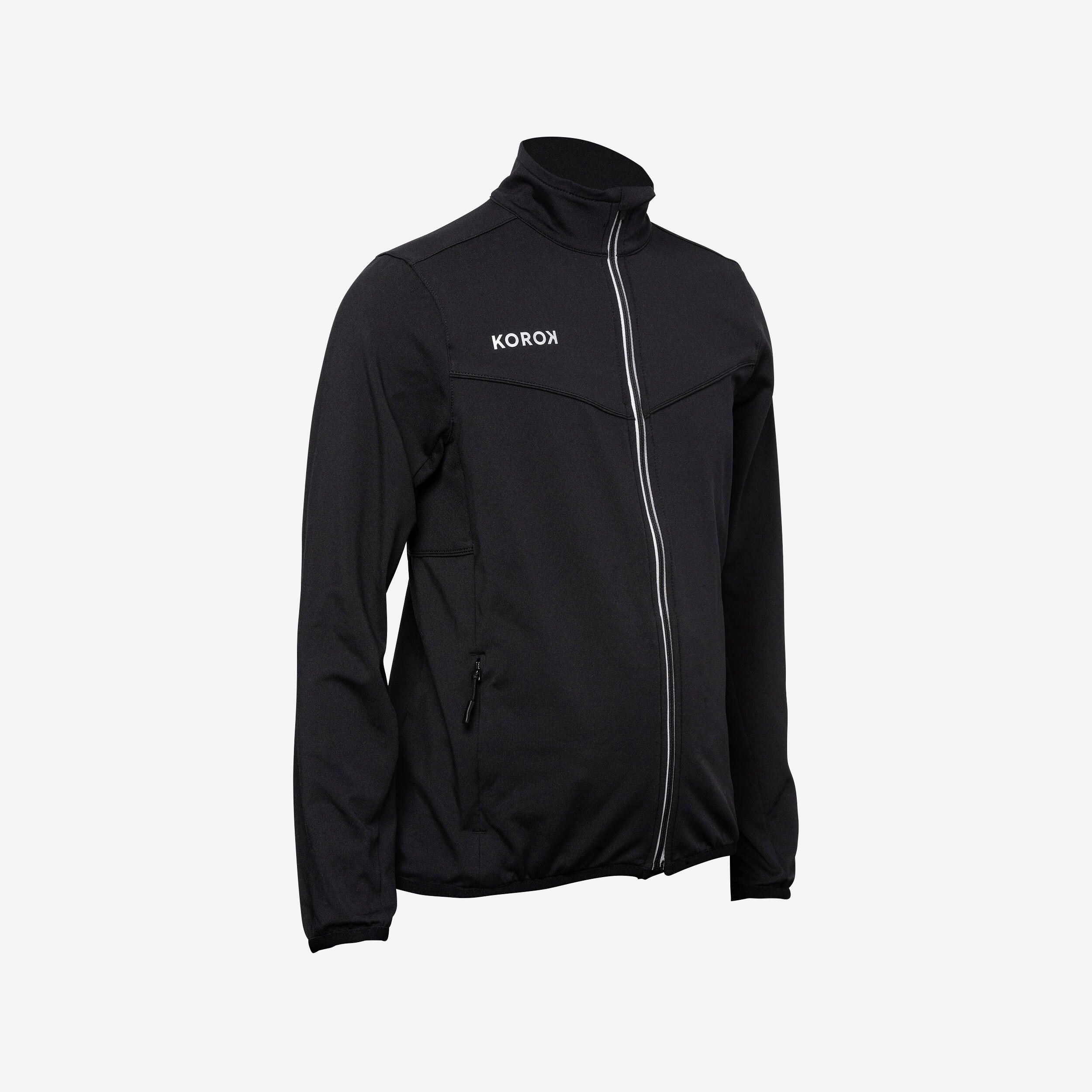 Korok - Veste De Training De Hockey Sur Gazon Enfant Fh900 Noir - Survêtement - Hockey Sur Gazon - Noir - 10 À 12 Ans - Decathlon