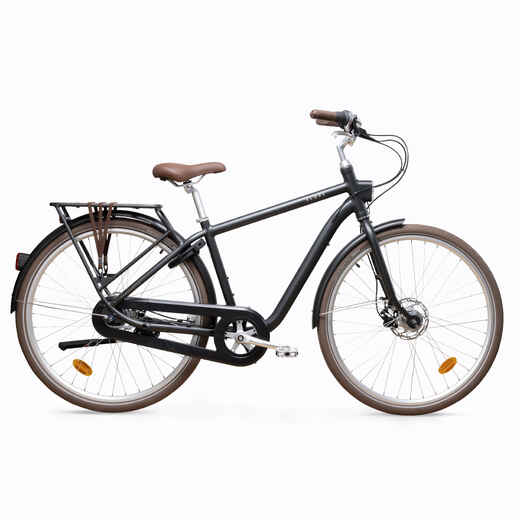 
      Augstais alumīnija rāmis pilsētas velosipēdam Elops 900, melns
  