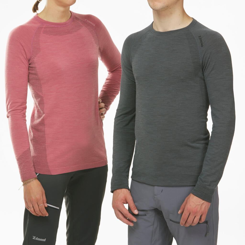 Pánske vlnené tričko Alpinism Seamless s dlhým rukávom