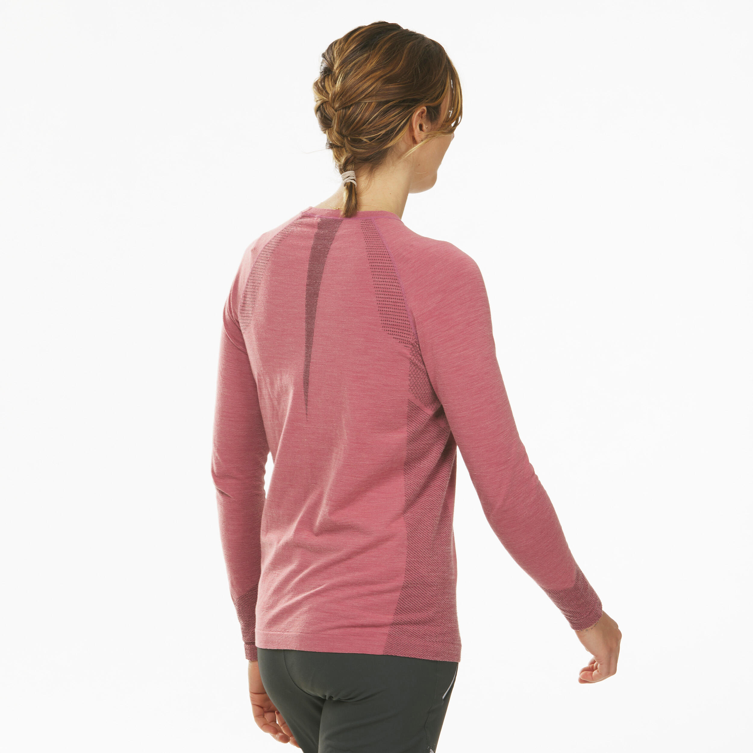 Women's Long Sleeve Seamless Wool T-Shirt - ALPINISM 2/5