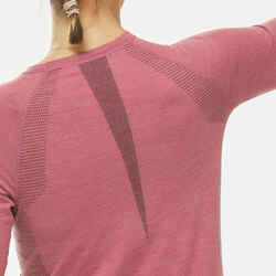 Women's Long Sleeve Seamless Wool T-Shirt - ALPINISM