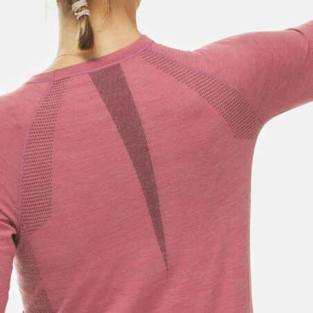 Γυναικείο μάλλινο μακρυμάνικο T-Shirt χωρίς ραφές - ALPINISM