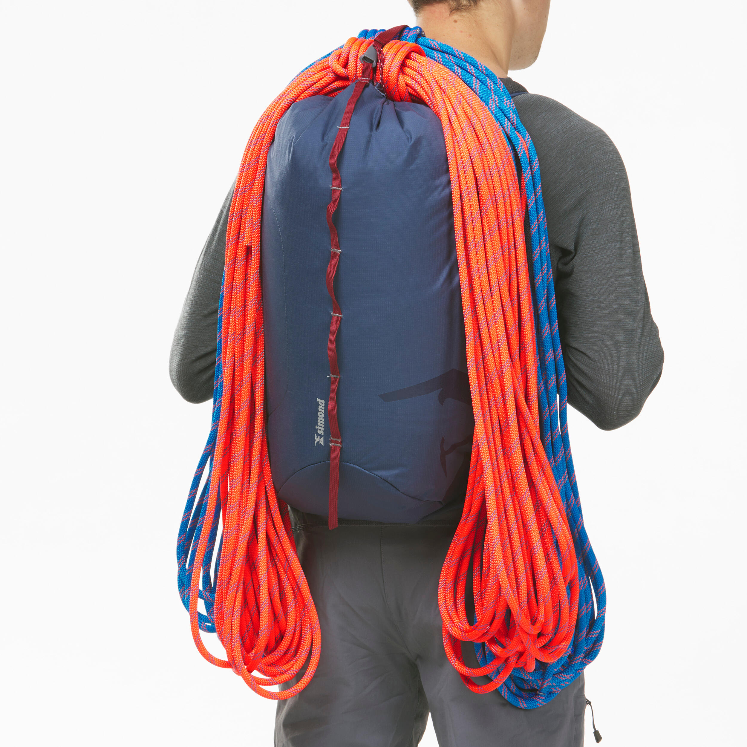 Climbing and mountaineering half rope 8.6 mm x 50 m - RAPPEL 8.6 orange 6/8