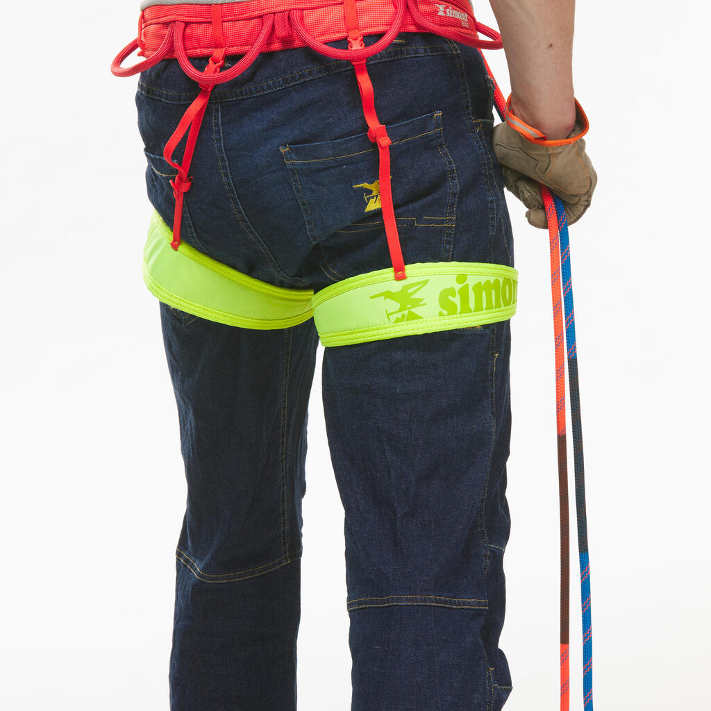 Polovičné lano Rappel na lezenie a alpinizmus 8,6 mm × 50 m oranžové