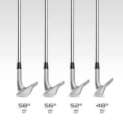 GOLF WEDGE 900 LEFT-HANDED SIZE 2 & MID SPEED - 48° 52° 56° 58°