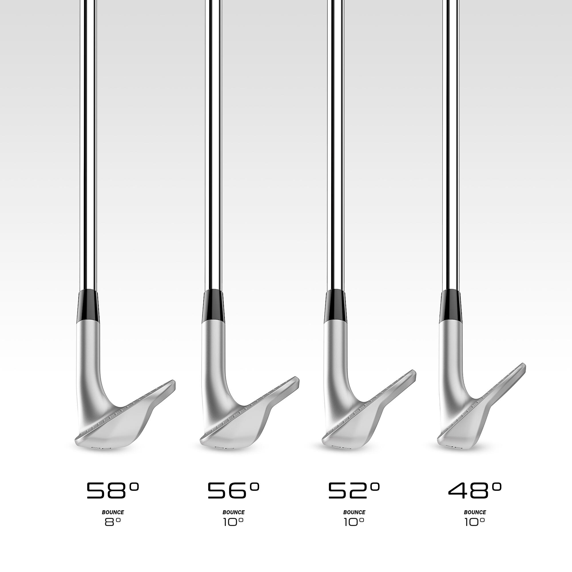 Golf wedge left handed size 2 stiff - INESIS 900 4/6