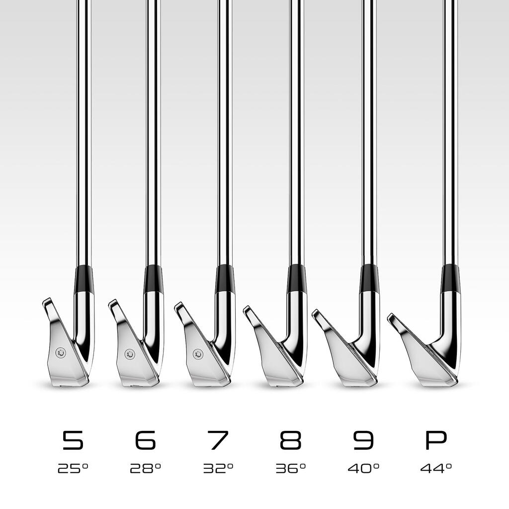 Súprava golfových želiez (5 až PW) 900 Combo oceľ pre pravákov veľ. 2 - vysoká rýchlosť