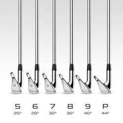 SET OF GOLF IRONS RIGHT HANDED GRAPHITE SIZE 2 HIGH SPEED - INESIS 900 COMBO