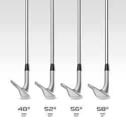 GOLF WEDGE 900 RIGHT-HANDED SIZE 2 & MEDIUM-SPEED - 48° 52° 56° 58°