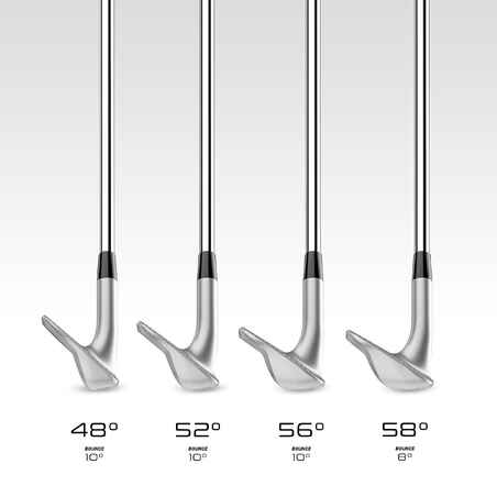 GOLF WEDGE 900 RIGHT-HANDED SIZE 2 & MEDIUM-SPEED - 48° 52° 56° 58°