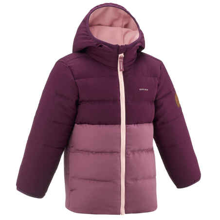 Kids’ Hiking Padded Jacket - Aged 2-6 - Purple