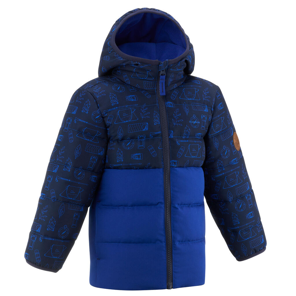 Wattierte Winterjacke Kinder Gr. 92–116 Wandern - X-Warm 