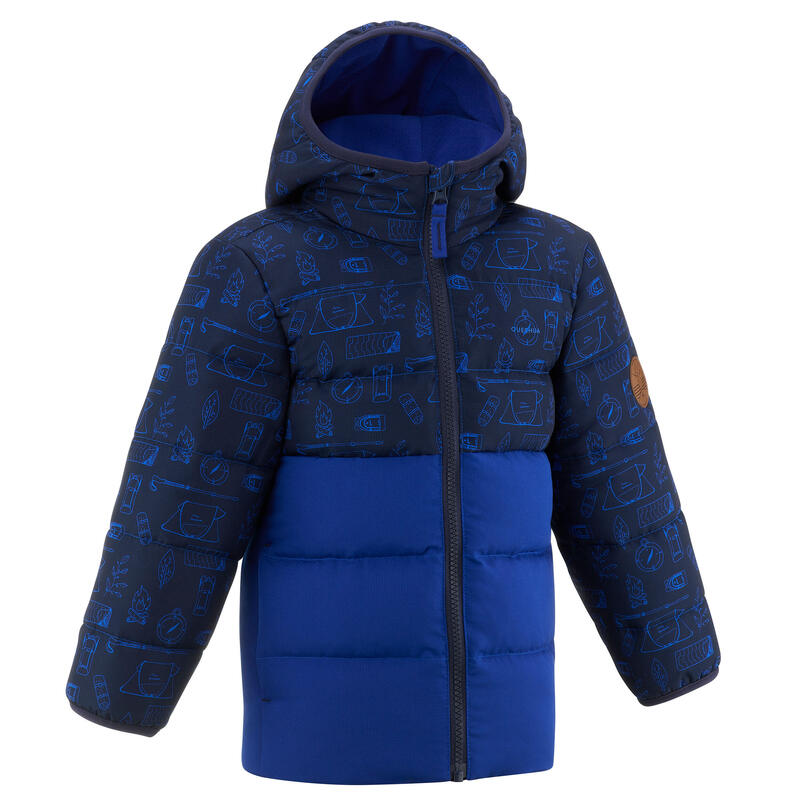Doudoune de randonnée bleue - enfant 2-6 ans