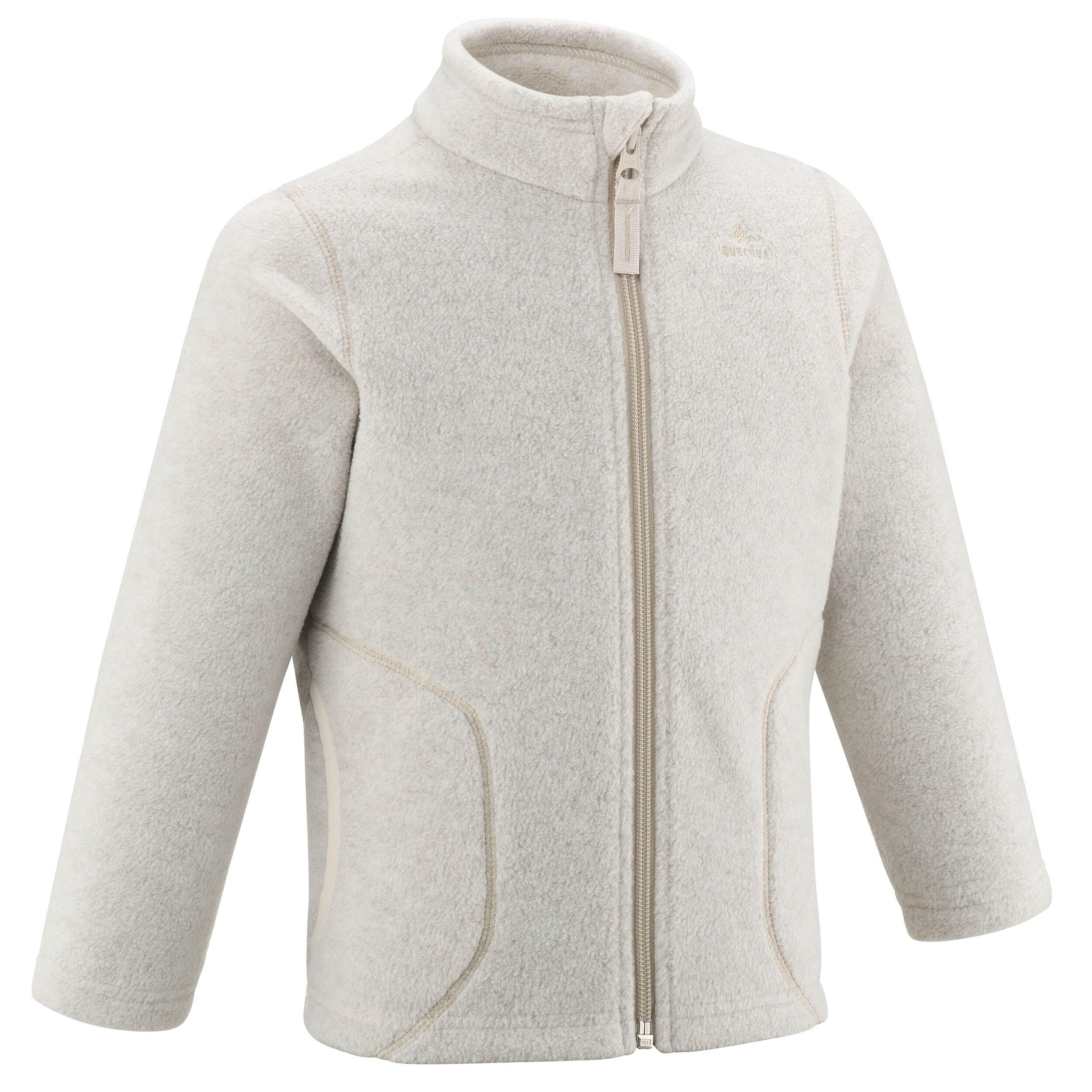 Chamarra de senderismo polar beige para niños de 2 a 6 años MH100 9/16