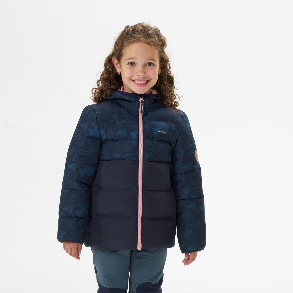 Wattierte Jacke Kleinkinder Gr. 92–116 Wandern violett