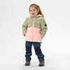 Wattierte Jacke Kleinkinder Gr. 92–116 Wandern X-Warm rosa/beige