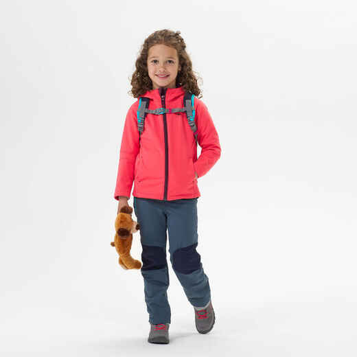 
      Softshelljacke Bergwandern MH550 Kleinkinder Gr. 92–116 rosa
  