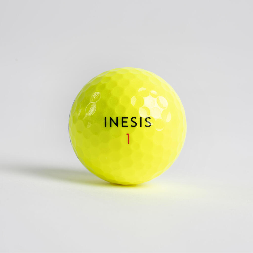 Golfipallid Inesis Tour 900, kollased, 12 tk