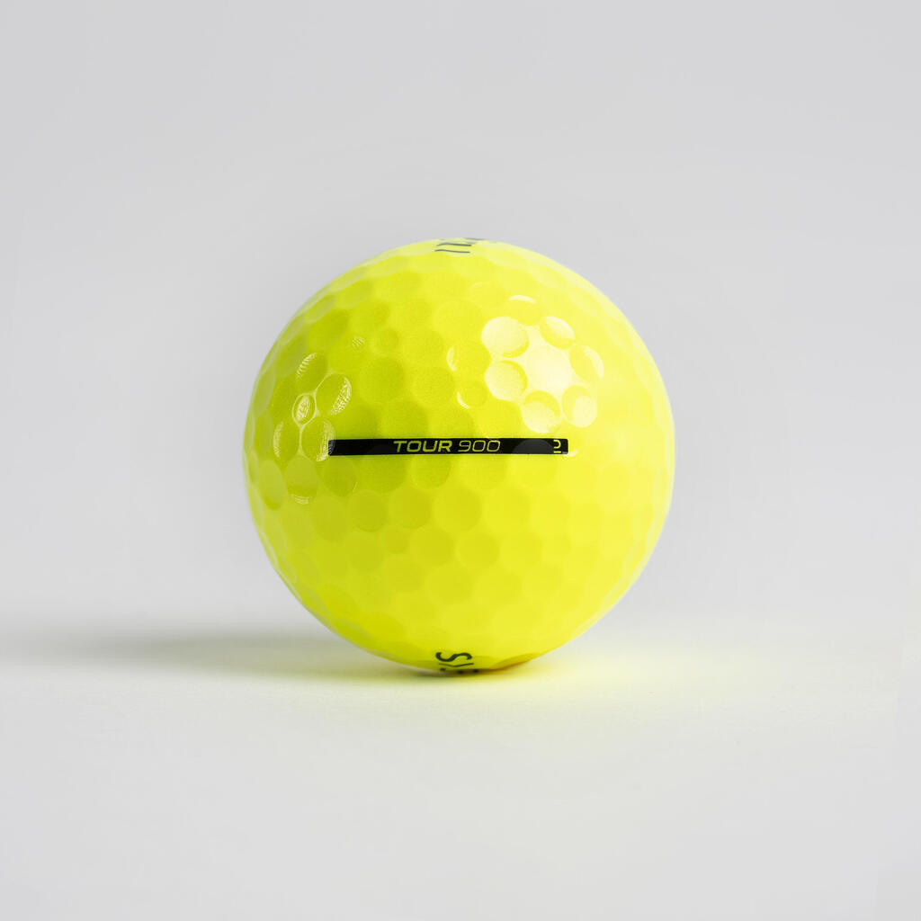 GOLF BALLS x12 - INESIS TOUR 900 YELLOW