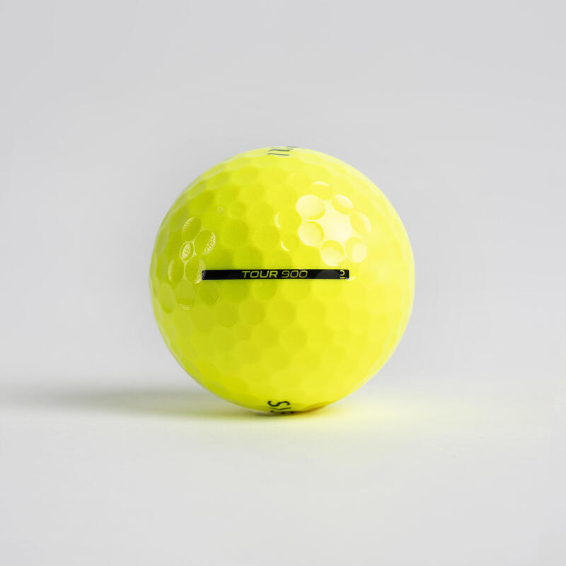 Golfbälle Inesis Tour 900 - 12 Stück gelb 