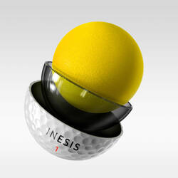 GOLF BALLS x12 - INESIS TOUR 900 YELLOW