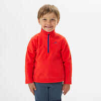 Kids’ Hiking Fleece - MH100 Aged 2-6 - Orange