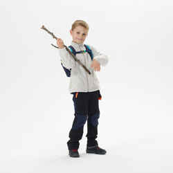 Kids’ Hiking Fleece Jacket - MH150 Aged 2-6 - Beige