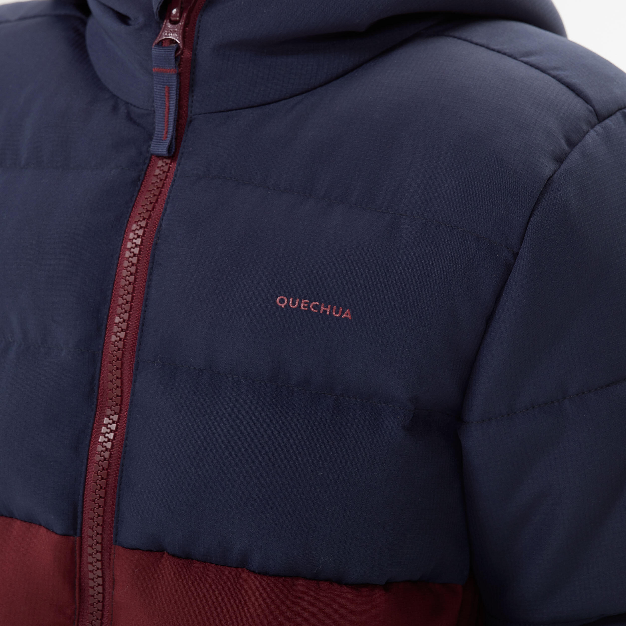 Kids' Winter Jacket - NH 500 Bordeaux - QUECHUA