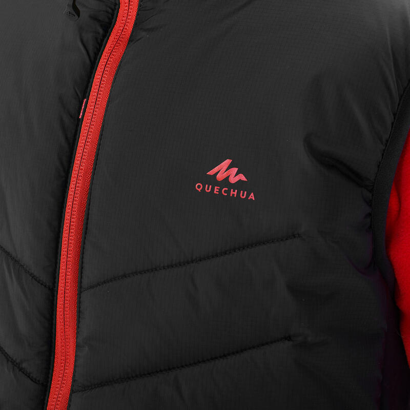 Gilet montagna bambino 7-15 anni MH500 HYBRID nero