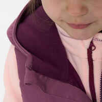 Kids’ Hiking Sleeves Padded Jacket - Age 2-6 years - Purple