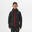 Softshell jas voor wandelen MH550 zwart rood kinderen 7-15 jaar