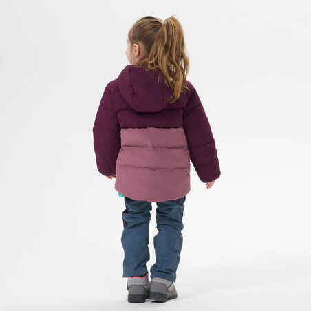 Vaikiška pašiltinta žygių striukė, 2–6 m. vaikams, purpurinė