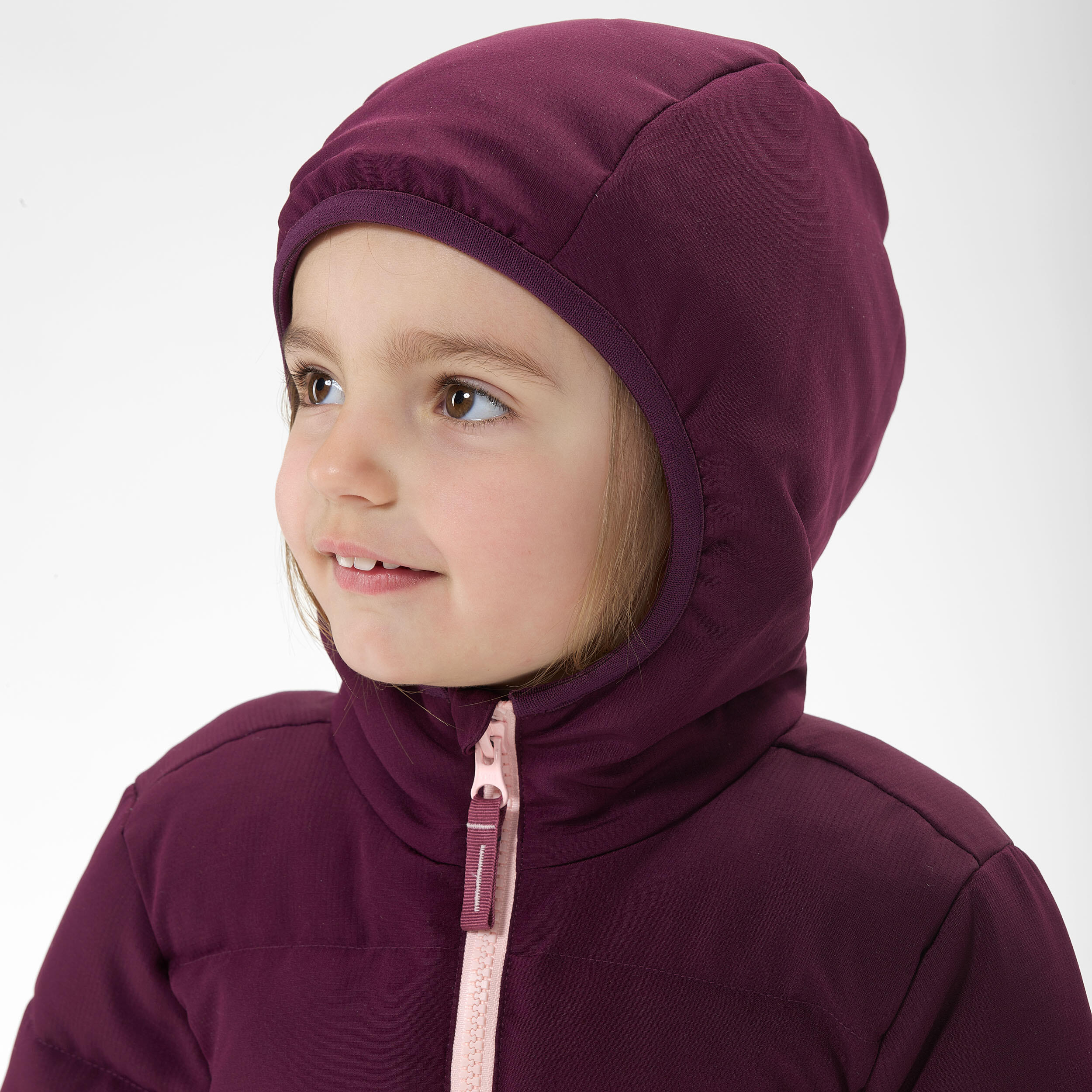 Chamarra acolchada de senderismo. Morado. Niños 2-6 años  4/8