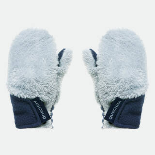 Kids' Fleece Mittens HIKE100 18 Months-4 Years - Blue