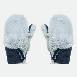 KIDS’ HIKING  MITTENS - SH100 FLEECE - AGED 18 MONTHS-4 YEARS