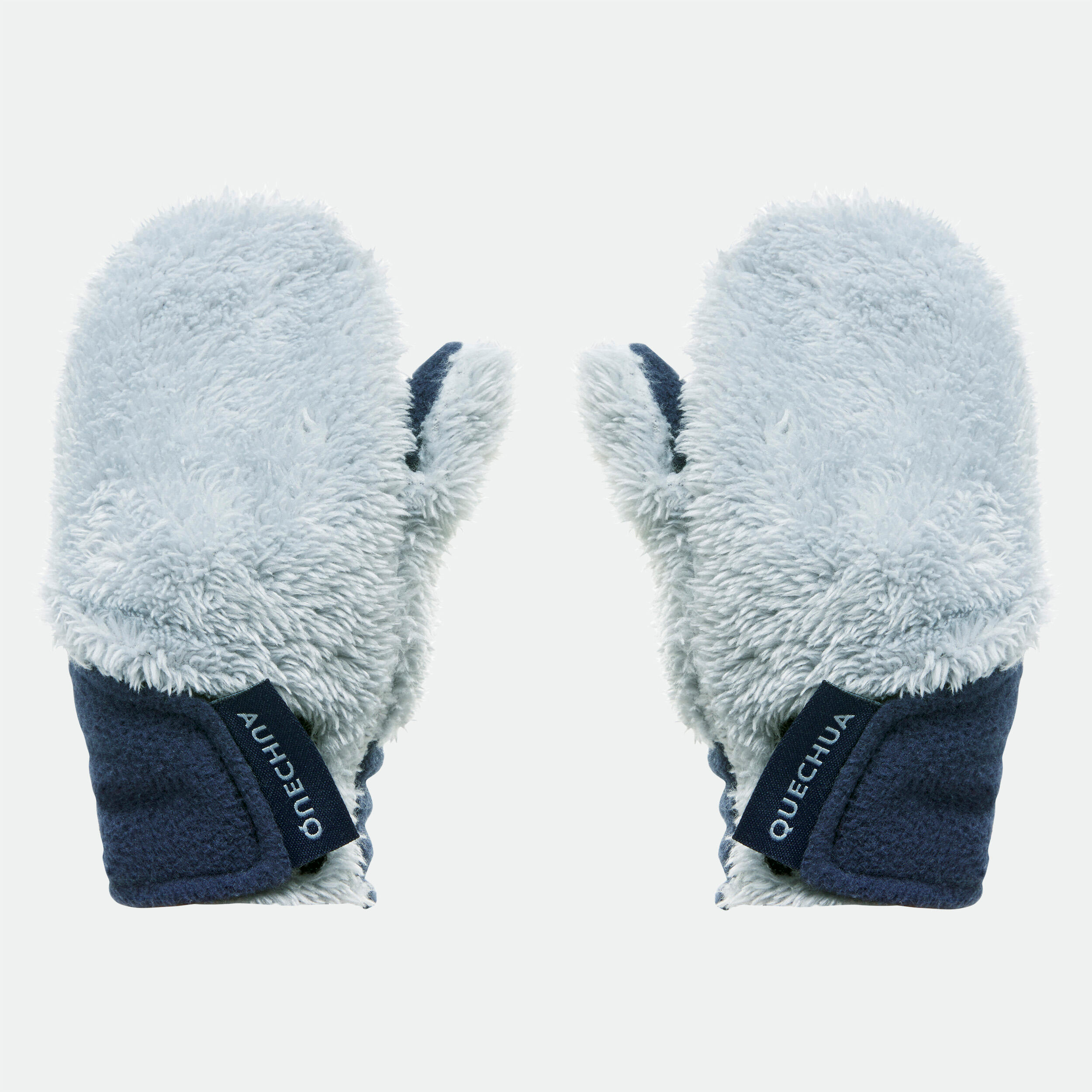 HIKING MITTENS - SH100 FLEECE - CHILD 18 MONTHS - 4 YEARS