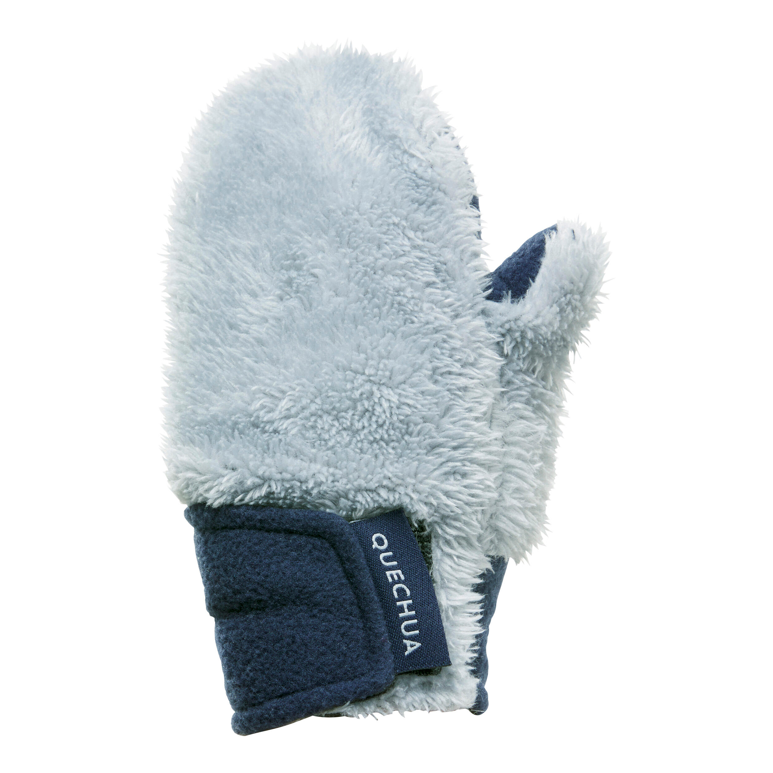 Mănuși cu 1 deget Drumeție pe zăpadă SH100 Gri Copii 18 luni – 4 ani
