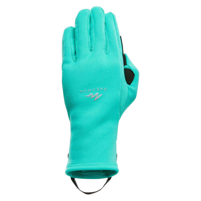Handschuhe Winterwandern SH500 Stretch touchscreenfähig Kinder 6–14 J. schwarz Handschuhe Winterwandern SH500 Stretch touchscreenfähig Kinder 6–14 J. schwarz