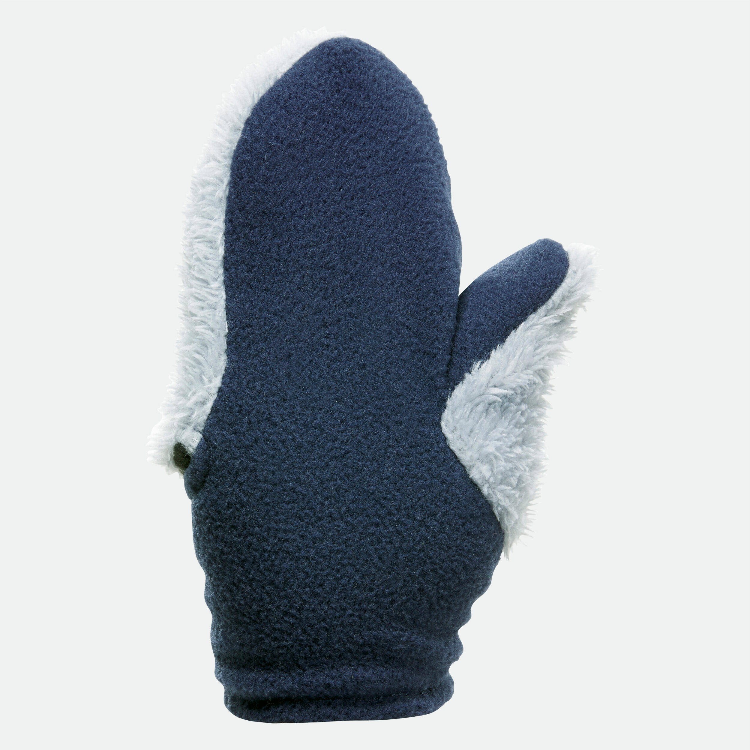 Kids' Fleece Mittens HIKE100 18 Months-4 Years - Blue -  3