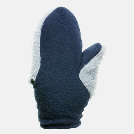 Kids' Fleece Mittens HIKE100 18 Months-4 Years - Blue