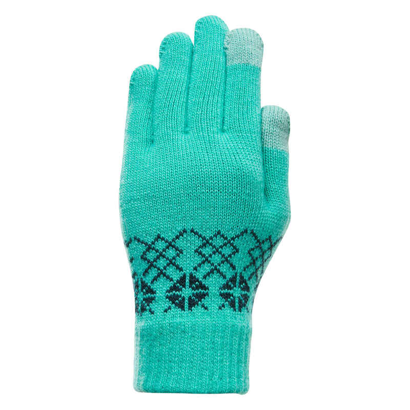 Guantes térmicos de montaña y trekking táctiles Niños 4 a 14 años Quechua SH100