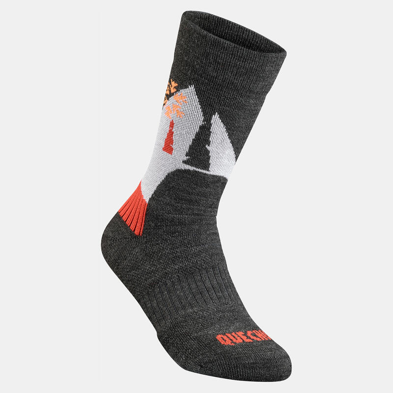 Çocuk Termal Çorap - 2 Çift - Pembe - SH100 Warm Mid